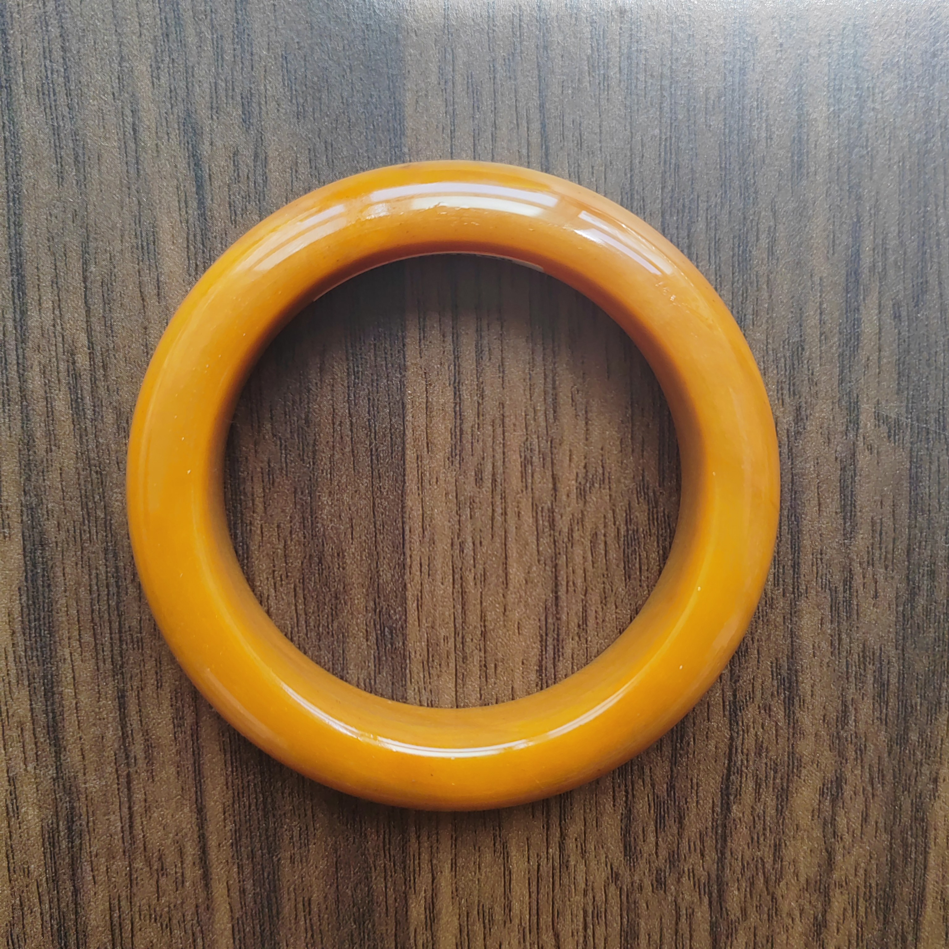 58圈精品玉镯天然原矿玉镯6号女黄龙玉手镯石英岩玉镯子16*11