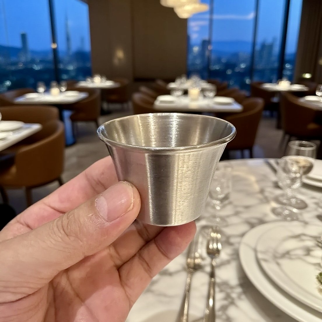 出口韩国304不锈钢迷你水杯茶杯酒杯咖啡杯酱料杯户外杯清酒杯