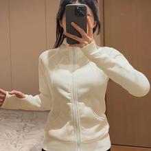 摇粒绒外套女冲锋衣内胆抓绒修身加绒卫衣内搭立领秋冬季保暖加厚