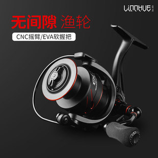 粼湖金属渔轮纺车轮 无间隙鱼轮海杆远投渔线轮批发 fishing reel