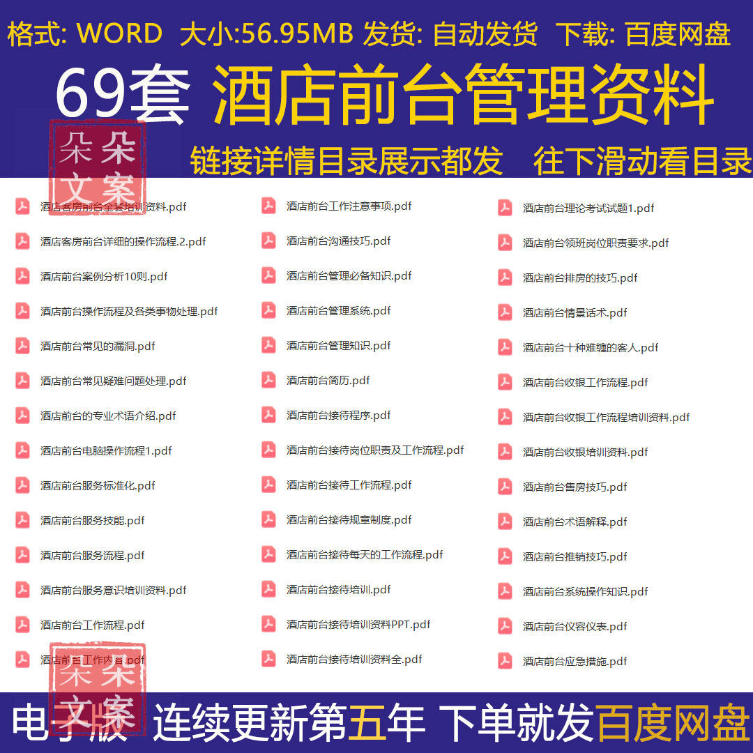 酒店客房前台服务营销技能电脑培训操作流程接待岗位客户沟通技巧