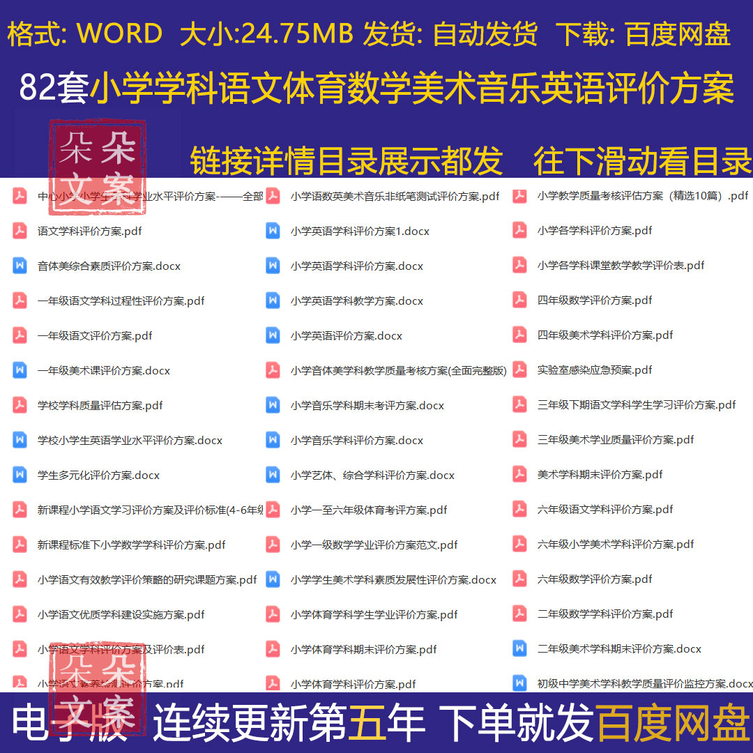 小学学科语文体育数学美术音乐英语评价方案学业水平评价方案范文