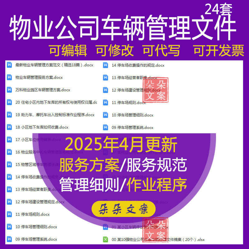 物业车辆管理服务方案停车场经营者职责及机动车停放安全管理规定