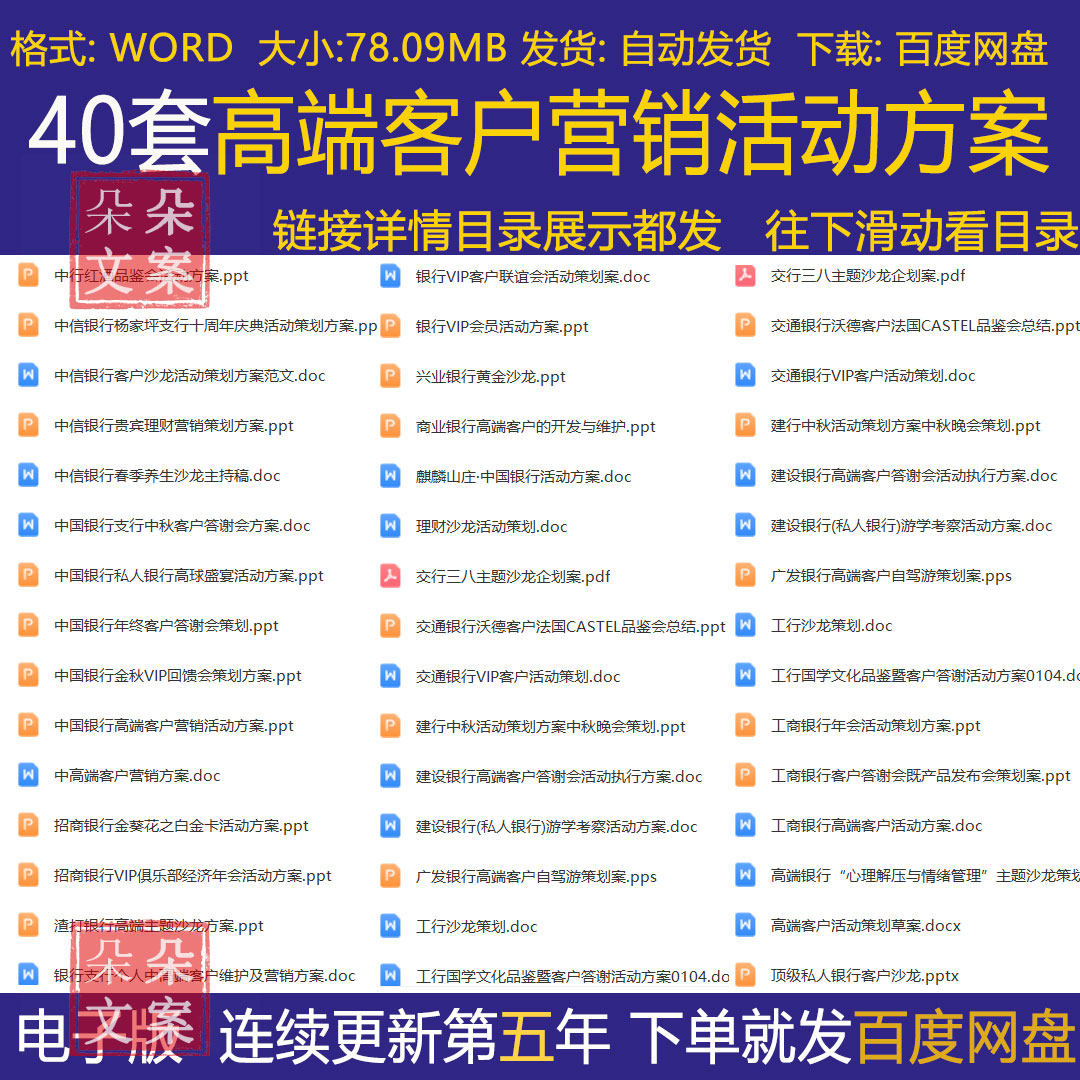 银行支行个人中高端客户维护营销方案及客户答谢VIP会员活动方案