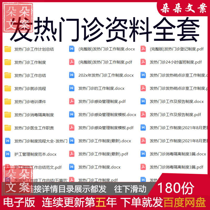 发热门诊护士长岗位职责工作计划总结消毒隔离流及院感工作手册