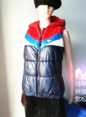 网红羽绒棉马夹女外套秋冬新款马甲背心外穿休闲百搭坎肩小个子