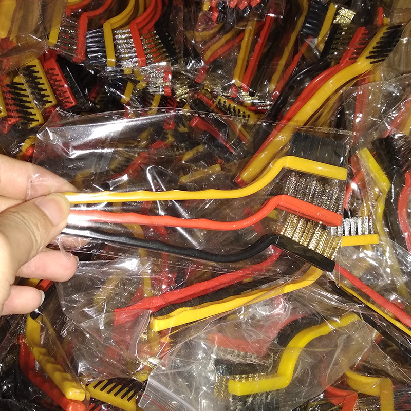 KT煤气灶清洁刷钢丝小钢刷厨房灶台缝隙铁丝刷子实用清洁工具