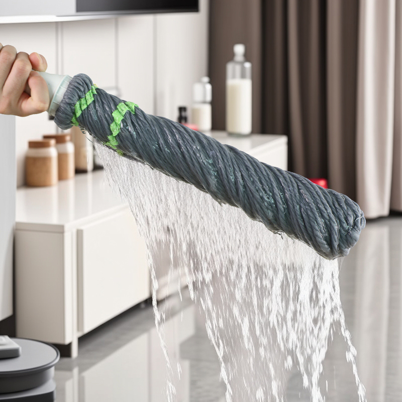 免手洗自拧水拖把2025新款家用棉线吸水墩布拖地神器老式设计