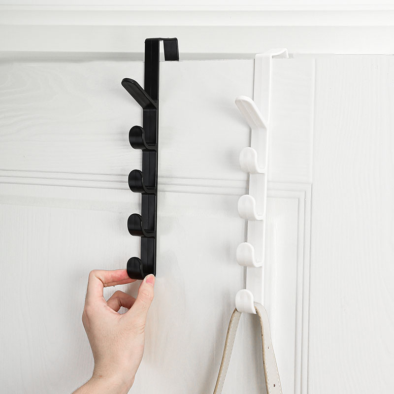 门后长排挂钩ins宿舍收纳挂衣架包包挂架壁挂置物架帽子神器实