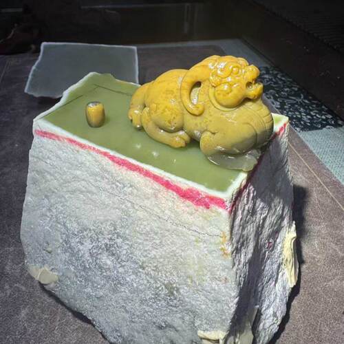定金原石河磨玉籽料定制