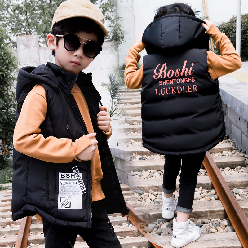 children Down Cotton Boy Vest Autumn and winter CUHK waistcoat thickening vest baby Children's clothing Vest coatin the Children/Baby/Family fitted , Vest  category - from Buy2taobao.com to provide professional Taobao agent buy service