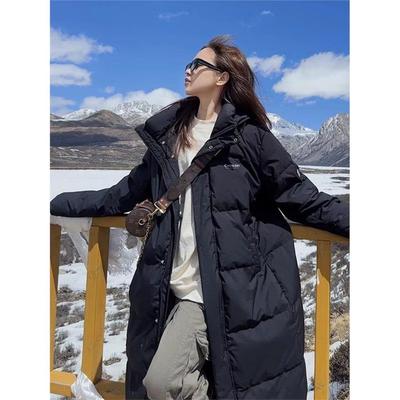 嘉兴平湖九江羽绒服源头工厂女款2025东北极寒棉服长款棉袄加厚冬