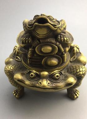 古玩杂项仿古铜器收藏熏香炉1摆件工艺品