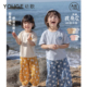 宝宝可爱童趣T恤 新款 YOUGE幼歌儿童轻薄透气百搭蔬果短袖 2026夏季