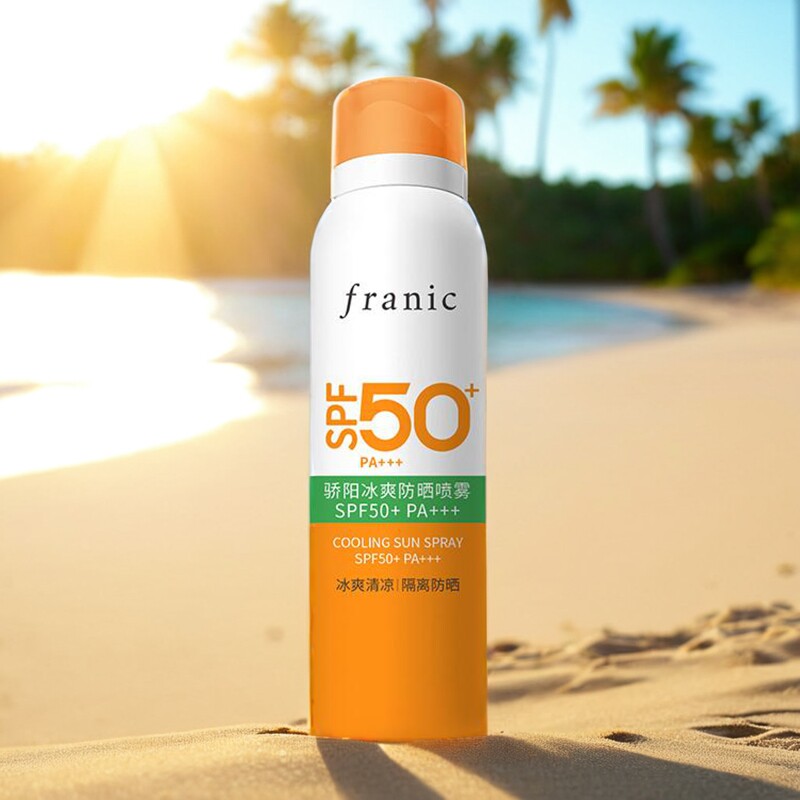 Franic/法兰琳卡防晒喷雾spf50骄阳冰爽夏季脸部（裸装）