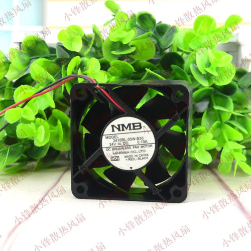 NMB 2410RL-05W-B30 6025 24V 0.10A 6cm 静音 机箱电源 散热风扇
