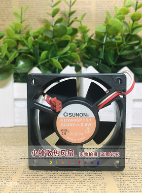 原装建准SUNON 6025 KD2406PTS1 24V 2.6W 6CM 变频器 散热风扇