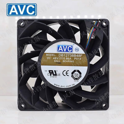 原装AVC DB12738B48F 48V 0.86A 12.7CM 12738 服务器 散热风扇