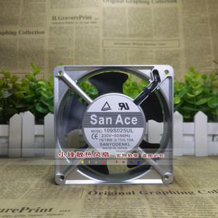 12038 230V 12CM 机柜 轴流风机 全新三洋 散热风扇 109S025UL
