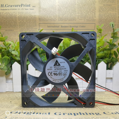 台达 AFB0924VH 9020 9CM 24V 0.2A 变频器 双滚珠 工控 散热风扇