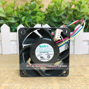 6CM 大风量 NIDEC 散热风扇 0.57A H60T12BHA7 12V 原装 6025