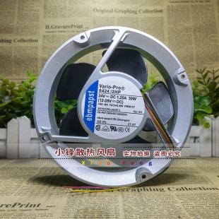 原装德国ebmpapst 6424 /2HP 24v 30W 17cm ABB变频器 散热风扇