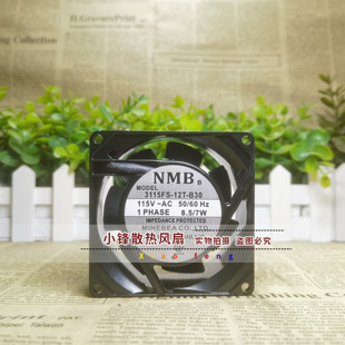 变频器 散热风扇 B30 8038 8.5 12T 115V 机柜 NMB 8cm 3115FS