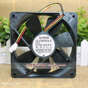 12025 散热风扇 4710NL 变频器 24v 0.1A 12cm B19 05W NMB 原装