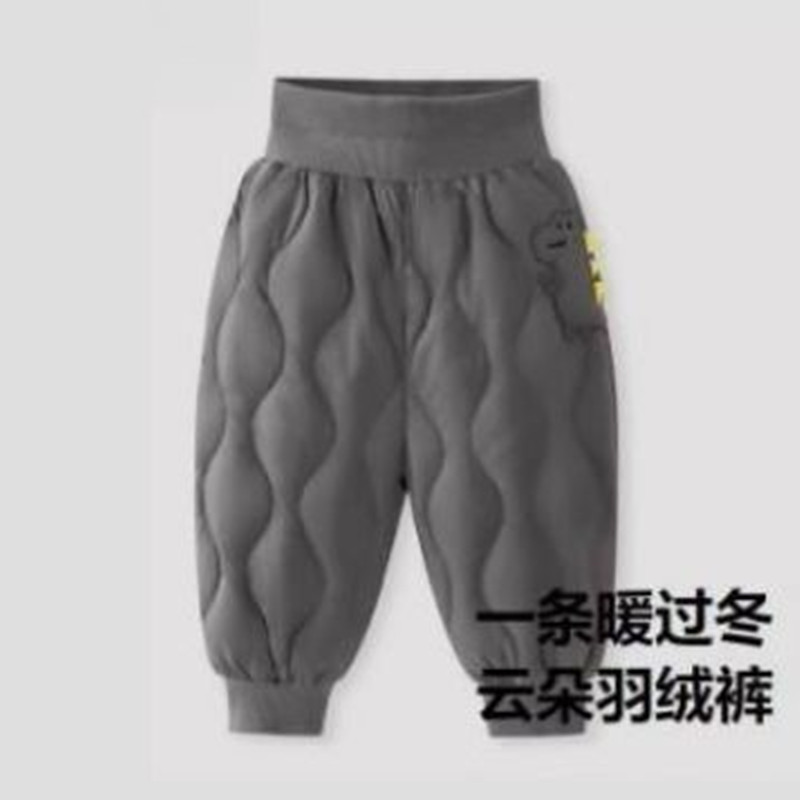 男童女童羽绒裤2024冬季新款