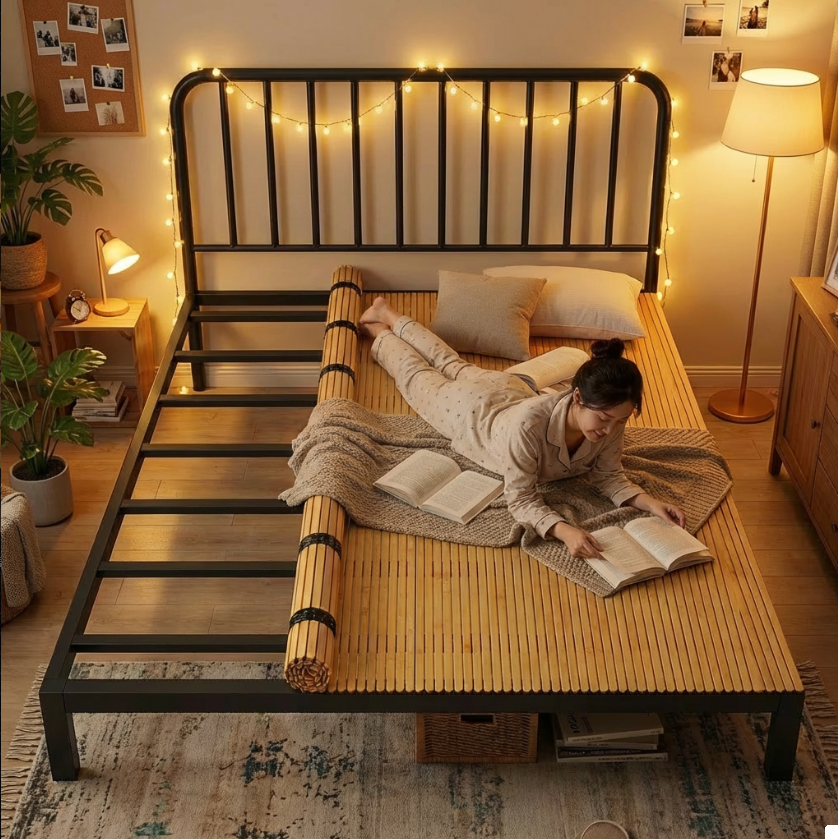 超薄折叠竹床板垫片排骨架加密床垫加硬护腰实木床板凉席单人环保,住宅家具,床架/床板,淘宝优惠券,粉丝福利购,淘宝优惠卷