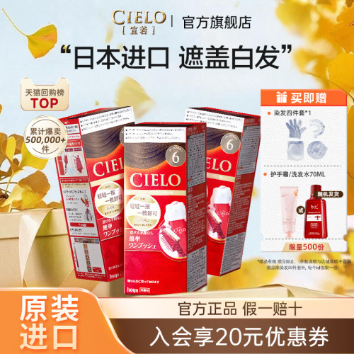 宣若日本进口原装染发剂美源