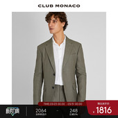 单排扣休闲通勤西装 透气亚麻薄款 外套 MONACO男装 CLUB