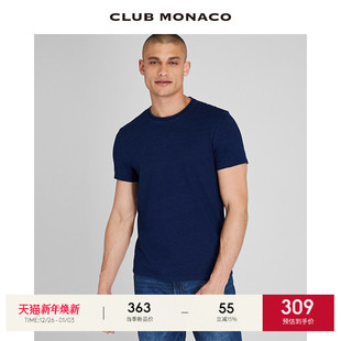 T恤 舒适纯棉圆领做旧复古品质短袖 CLUB MONACO男装