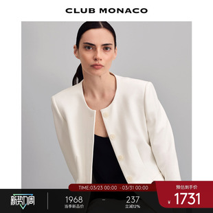 圆领西装 职场气质通勤百搭设计款 外套 MONACO女装 CLUB