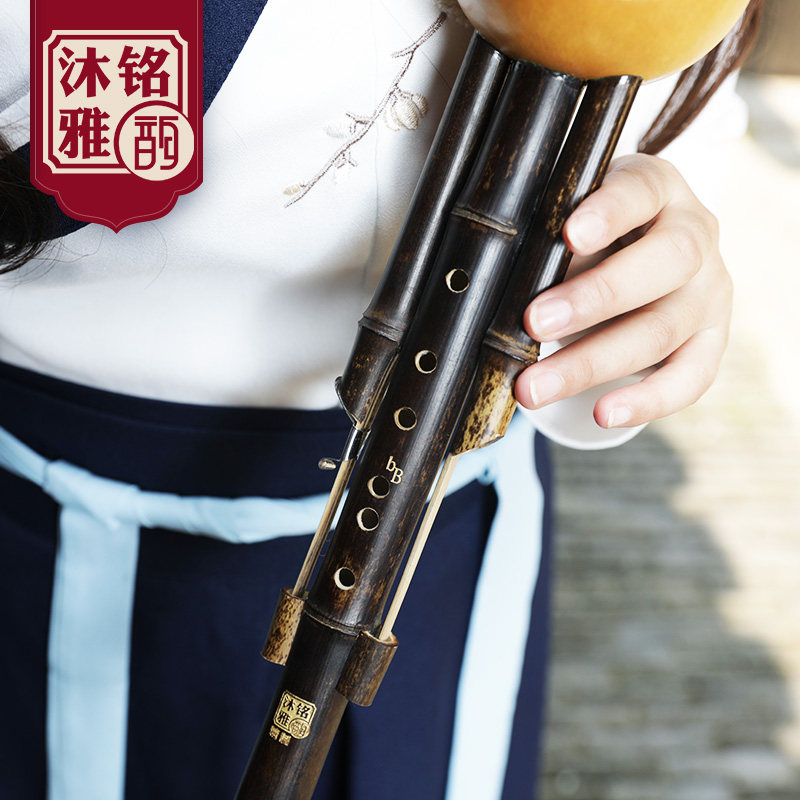 葫芦丝乐器儿童成人初学者c调降b调学生入门专业演奏乐器