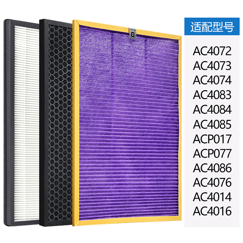 适配飞利浦空气净化器过滤网滤芯AC4074AC4084AC4072AC4016