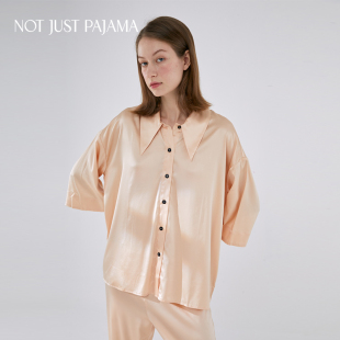 重磅真丝睡衣女春夏桑蚕丝上衣 Pajama Not Just