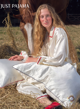 Not Just Pajama Pony小马系列22姆米真丝幸运符枕套