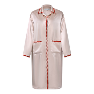 Not Just Pajama 漂浮冬眠 22姆米真丝睡袍晨袍情侣款家居服