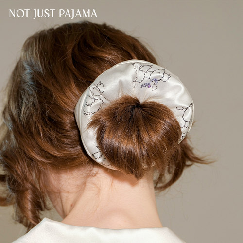 NJP钻石小狗系列真丝发圈