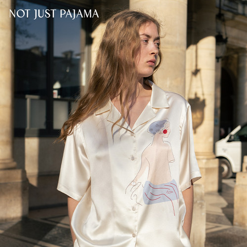 notjustpajama】NJP真丝睡衣套装