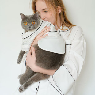 猫咪狗狗宠物小型犬家居衣服定制刺绣 Pajama Not Just