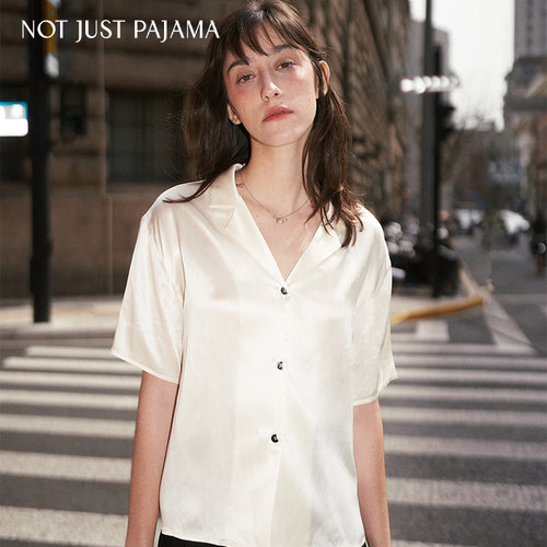NOTJUSTPAJAMA真丝短袖