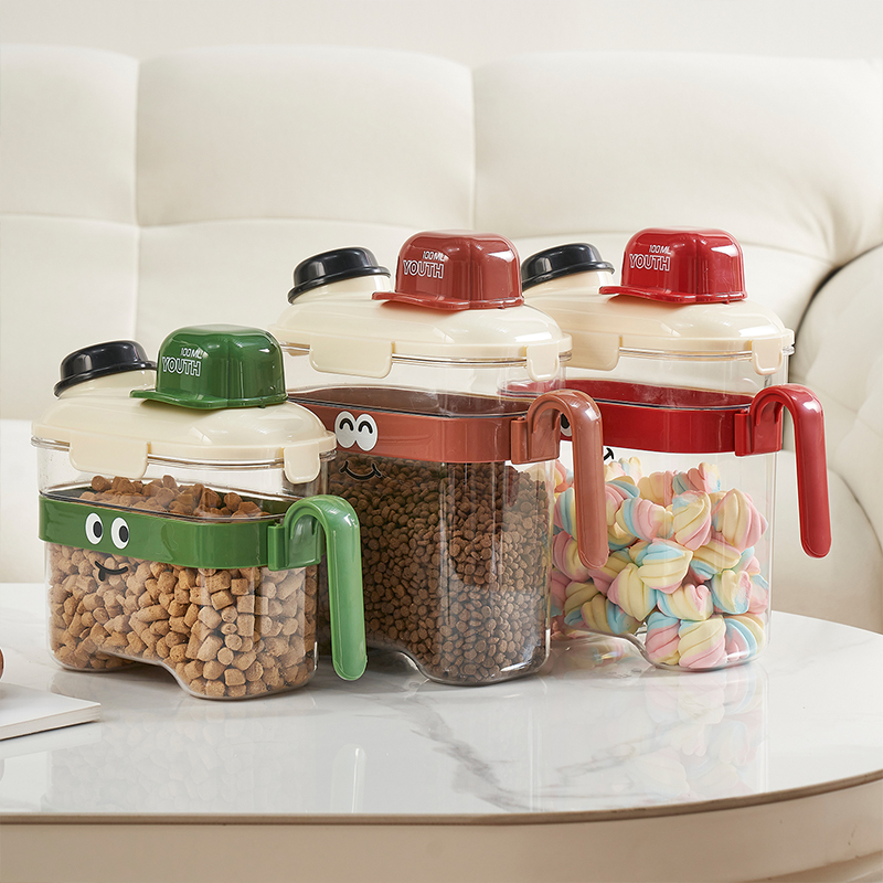 猫咪猫粮储存桶超大容量密封防潮