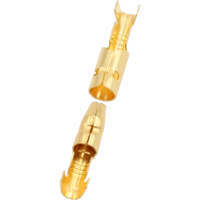 子弹型公母对接端子电