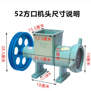 大型电动42 62号绞肉机碎鱼骨机绞碎鸡骨架养殖养狗绞糍粑辣椒