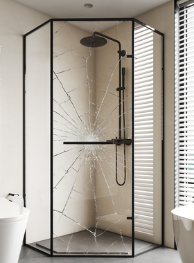 GANI/简一玻璃防爆膜淋浴间卫生间窗户玻璃门透明贴纸石犀 CEP308