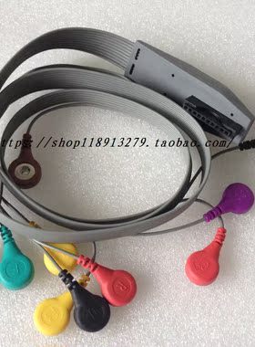 兼容Mortara摩托拉 美林hoter动态12导心电图机导联线10孔HOLTER