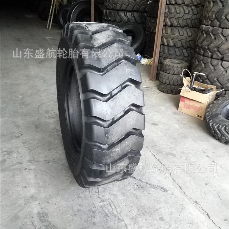 工程装载机铲车轮胎15.5-25平地机E-3花纹斜交充气轮胎15.5-25