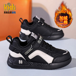 匹克企鹅运动鞋男童鞋子2025新款秋冬款二棉加绒儿童大童男孩童鞋